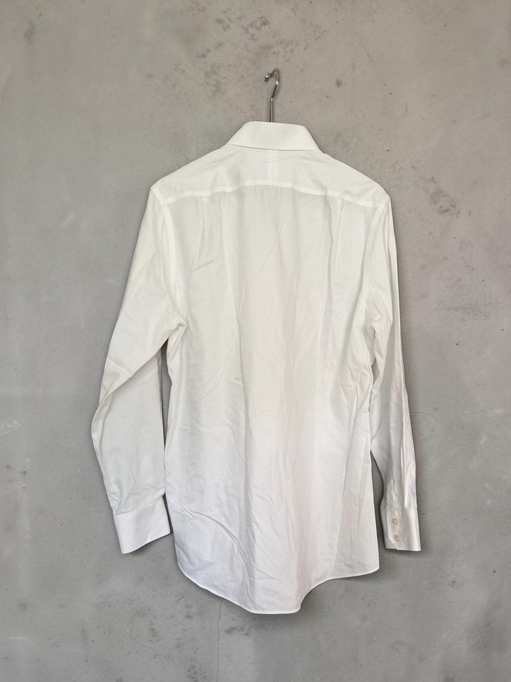 Charles Tyrwhitt Men's White Dress Shirt Slim Fit Non-Iron 16 35 Long Sleeve - Picture 2 of 4